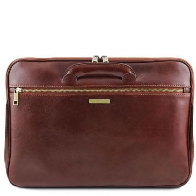 Tuscany Leather Caserta Honey Document Leather briefcase #6